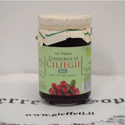 Confettura di Ciliegie senza zucchero Bio - Az. Agr. La Natura