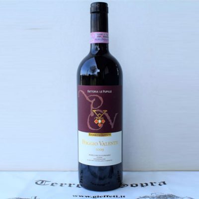 Morellino di Scansano docg 2009 "Poggio Valente" - Le Pupille