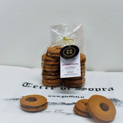 "Occhi di Shiva" biscotti di grano saraceno con nocciole e cacao - Horo