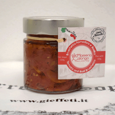 Bruschetta Pomodoro e Basilico - Masseria Calongo