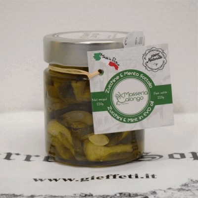 Zucchine e Menta in olio extravergine di oliva - Masseria Calongo