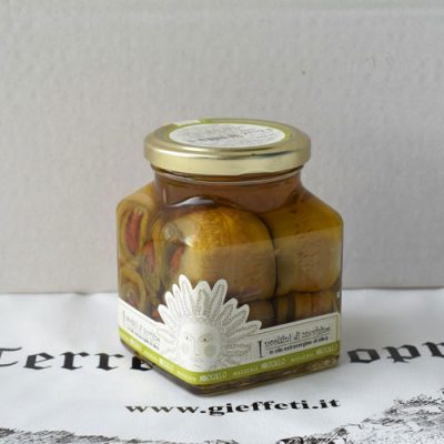 Involtini di zucchine sott'olio - Masseria Mirogallo