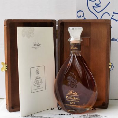 Grappa Riserva del Fondatore Paolo Berta 1995 Cassa Legno - Berta