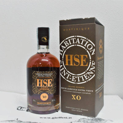 Rhum Agricole HSE  Extra Vieux XO Grande Reserve  Saint-Etienne