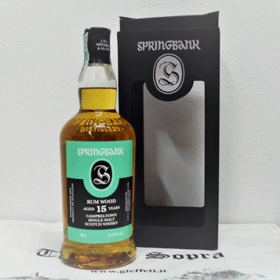 Whisky Springbank 15 anni Rum Wood