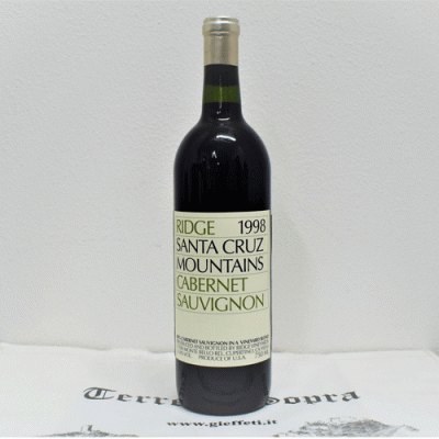 Cabernet Sauvignon "Santa Cruz Mountains" 1998 Ridge