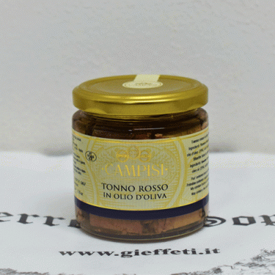 Tonno Rosso in olio di oliva - Campisi