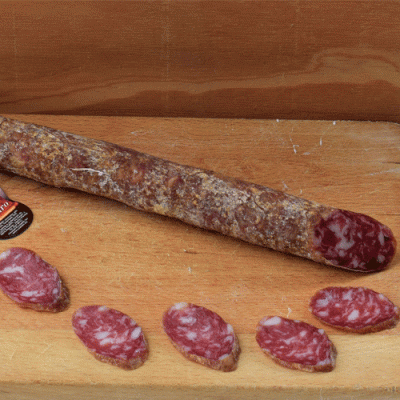 Salame "Strolghino del Mastro"  della bassa parmense