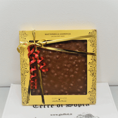 Mattonella di "nocciolato" Gianduja - Antica Torroneria Piemontese