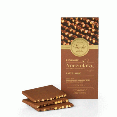 Maxi tavoletta di cioccolato al Latte con nocciole - Venchi