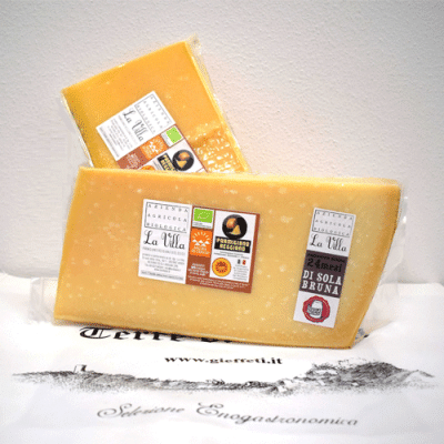 Parmigiano Reggiano Vacca Bruna di Montagna Bio  stag. 24 mesi