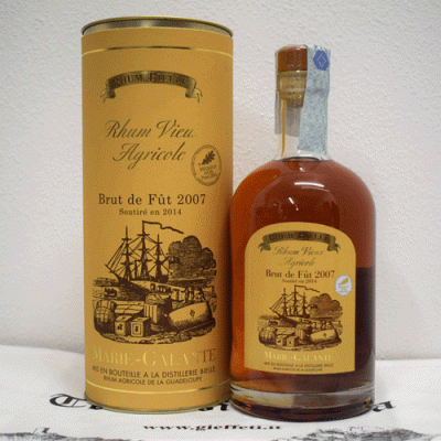 Rhum Vieux Brut de Fut 2007 - Bielle