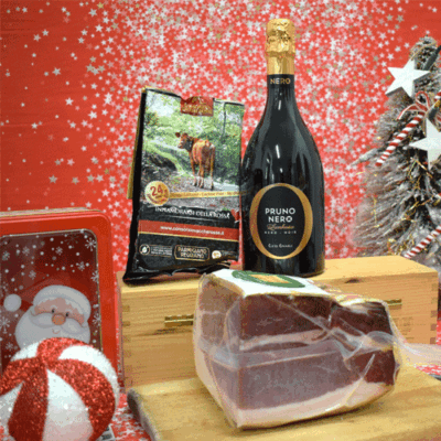 Strenne Tipici Emiliani "Terre di Canossa" prosciutto e "furmaj"