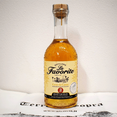 Rhum elevè sous bois Coeur de Canne 2 ans  La Favorite